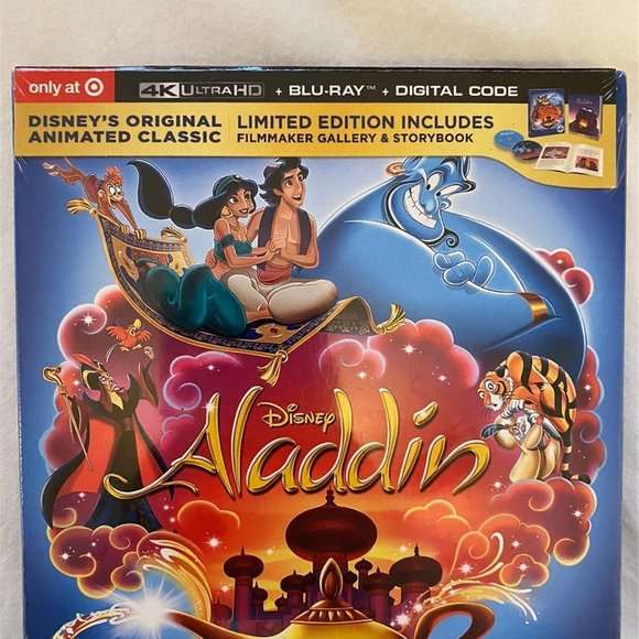 NEW Disney Aladdin 4K Signature Blu-Ray - Picture 5 of 6